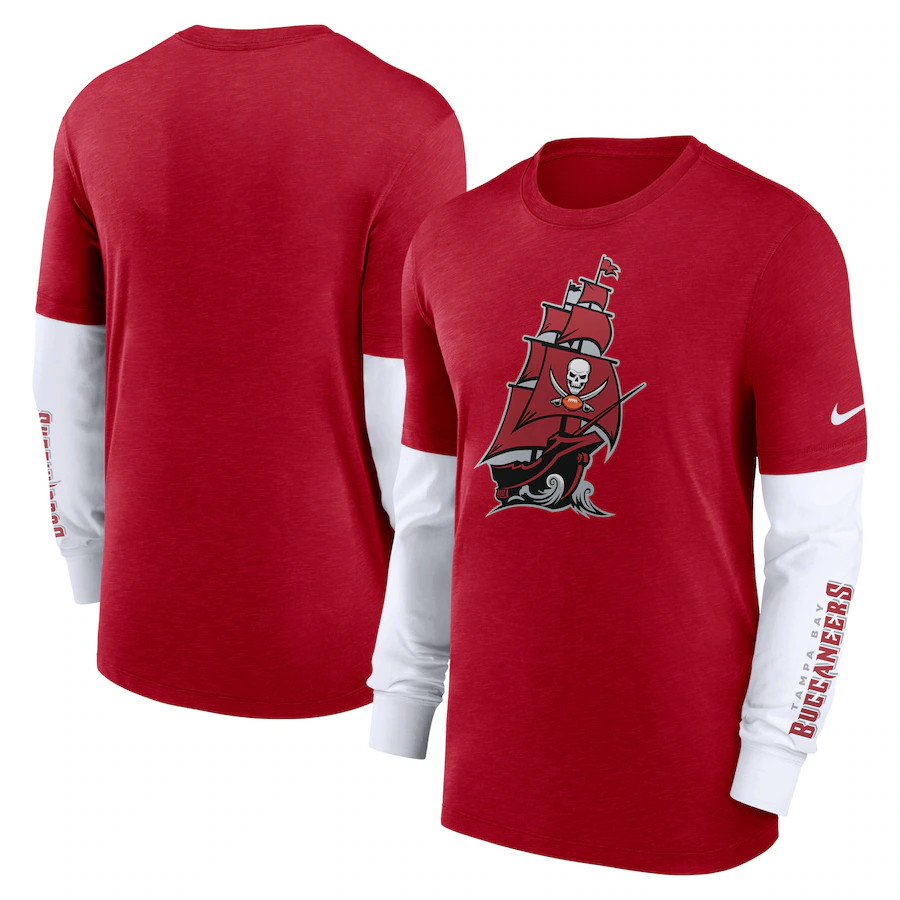 2023 Men NFL Tampa Bay Buccaneers Nike Long Tshirt->nfl t-shirts->Sports Accessory